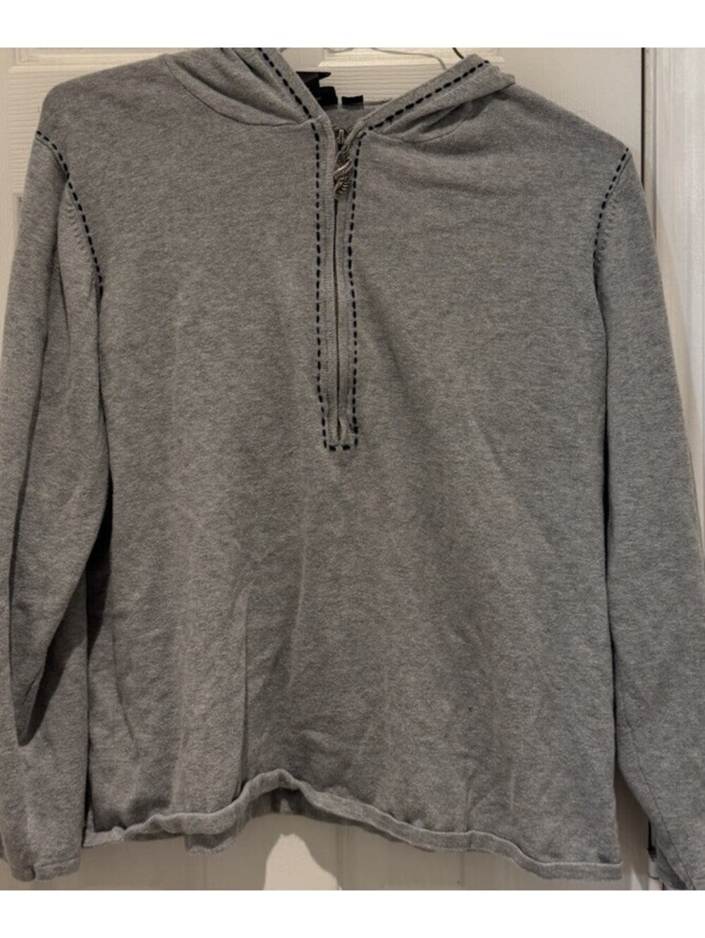 Harley Davidson Women's 1/2 Zip Gray Sweater Size 1W
